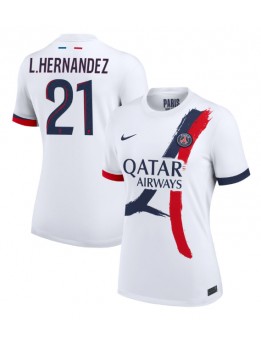 Paris Saint-Germain Lucas Hernandez #21 Zenski Gostujuci Dres 2024-25 Kratak Rukavima